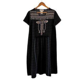 cotton tank midi dress Maggie's Organics - Organic Cotton Midi Tank Dress Black / MEDIUM - DRESSES